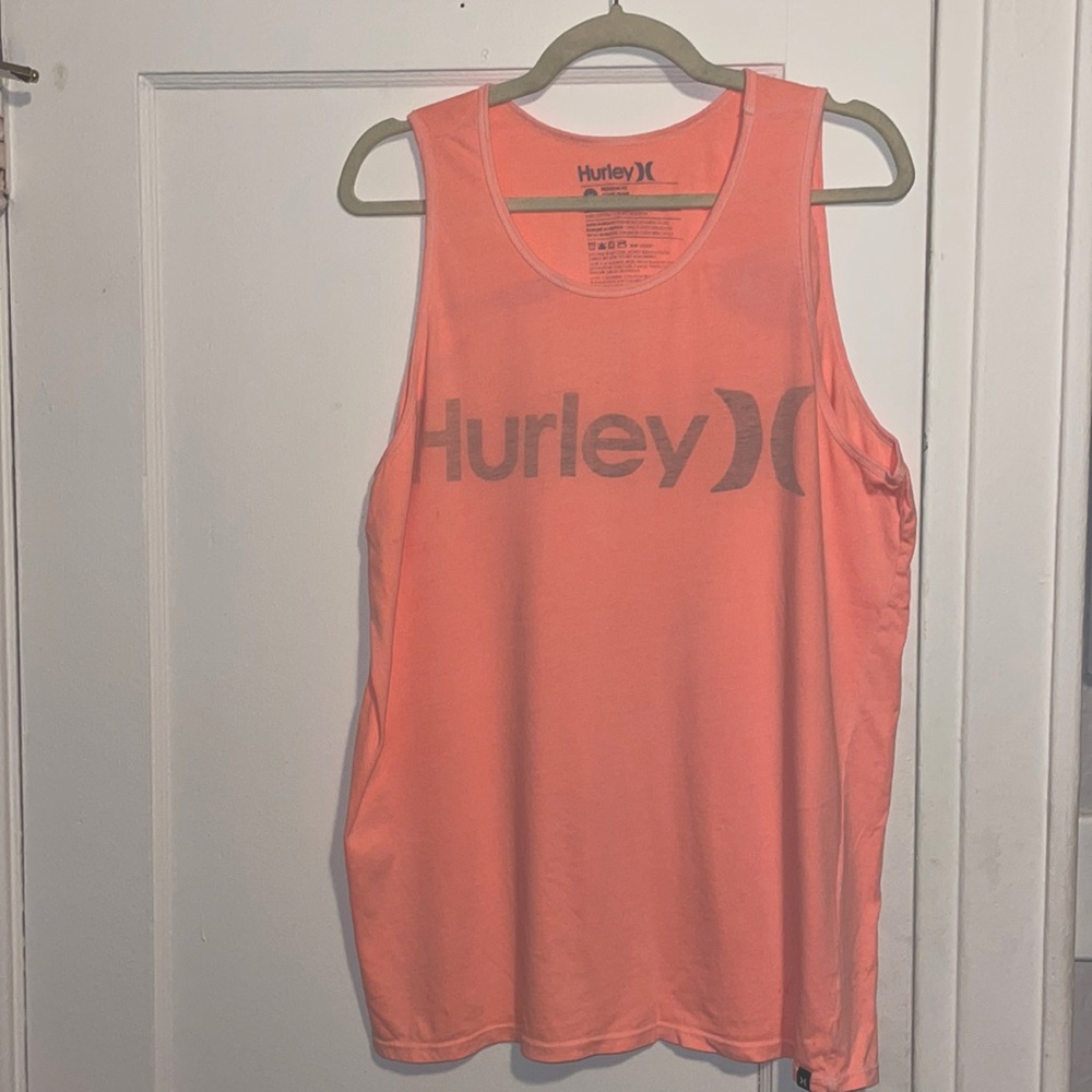 Peach Hurley tank top Size M